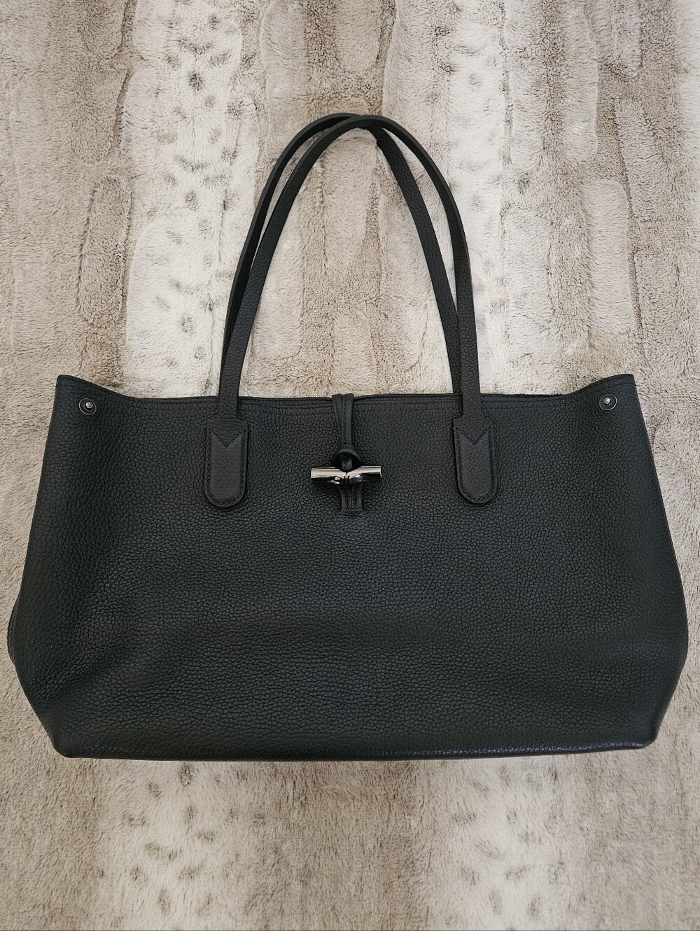 Longchamp Roseau Leather Tote